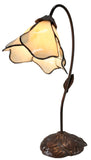 Amazing Flower Ivory Water Lily Style Tiffany Table Lamp