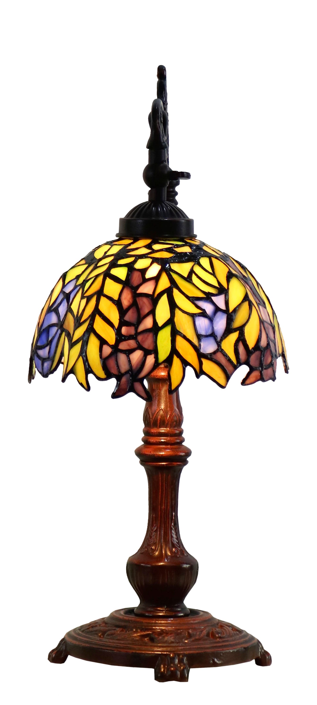 Leadlight table deals lamps