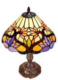 Amazing 12"  Water Lily Style Tiffany Bedside Lamp