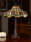 14" Colonial Tulip Style Tiffany Table Lamp