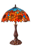 16" Large Sunflower under the blue sky Tiffany Table Lamp