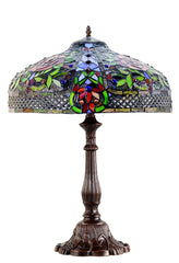 Timeless Collection@ Huge 18 inches Rose  Style Tiffany Table Lamp