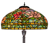 18" Large Peony Tiffany Floor Lamp