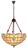 Large 20 " Vienna Baroque Style Tiffany  Pendant Light uplighter