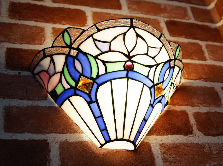 Amazing Water Lily Style Tiffany Wall Sconce