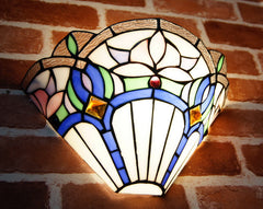 Amazing Water Lily Style Tiffany Wall Sconce