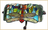 Blue Dragonfly Style Tiffany Banker Lamp