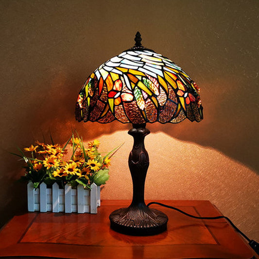 Amazing 12" Butterfly Tiffany Bedside Lamp