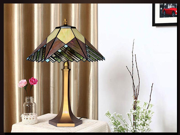 Large Mission Style Tiffany Table Lamp