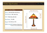 Large Mission Style Tiffany Table Lamp