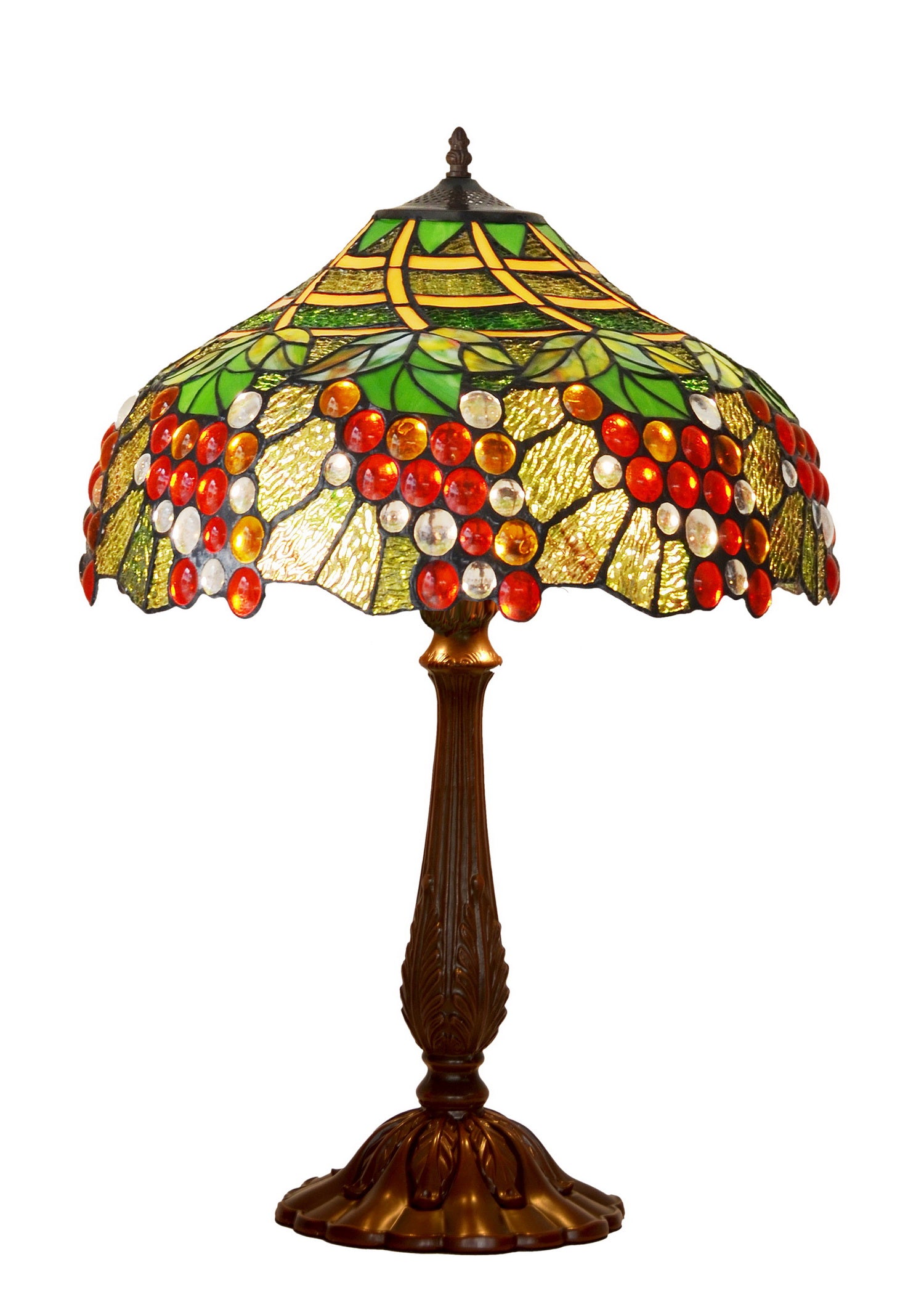 Limited Edition Fabulous 18" Grape Style Tiffany Table Lamp