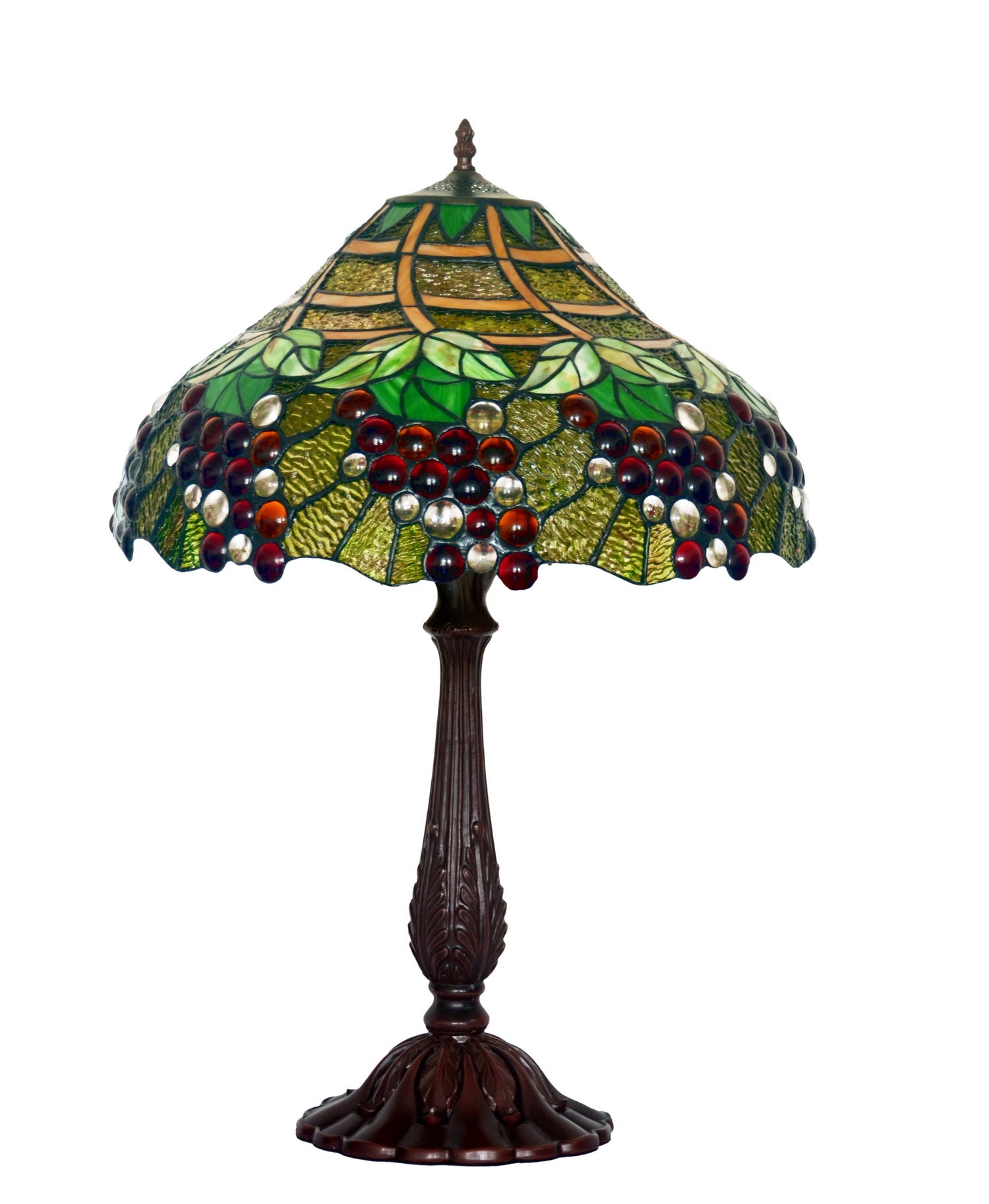 Limited Edition Fabulous 18" Grape Style Tiffany Table Lamp