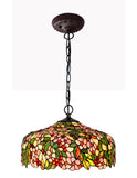 Huge 20" The apple blossom Stained Glass Tiffany Hanging Light