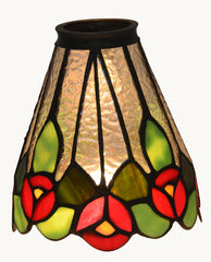 3 light Clove Flower Style Tiffany Stained Glass Pendant Lights