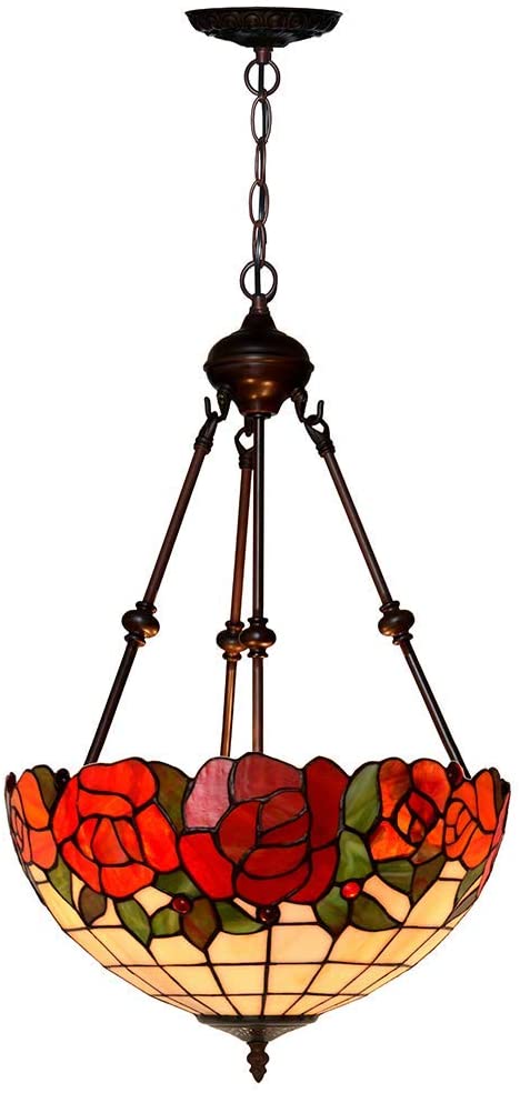 Large 16" Rose style  Tiffany Uplihgter Pendant Lights