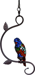 Elegant Tiffany Red Parrot Novelty Pendant Light