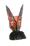 Colorful Butterfly  Tiffany Leadlight Stained Glass Art Deco Table Lamp