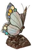 Elegant Green Butterfly  Tiffany Leadlight Stained Glass Art Deco Table Lamp